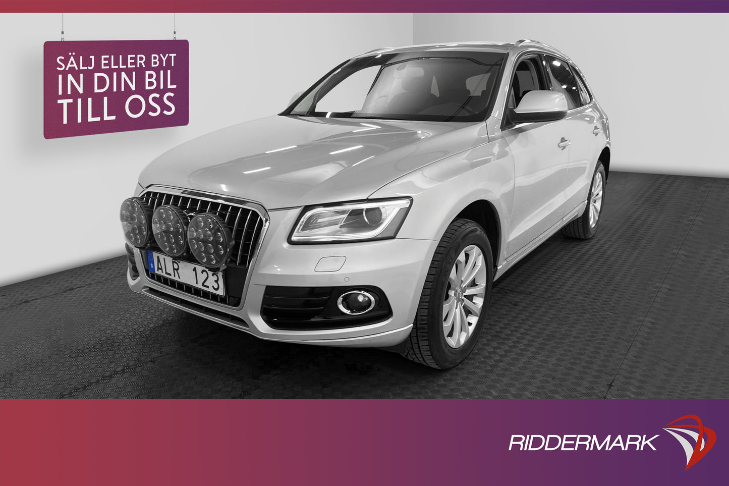 Audi Q5 2.0 TDI 177hk Quattro Design M-värm Skinn/Alcantara