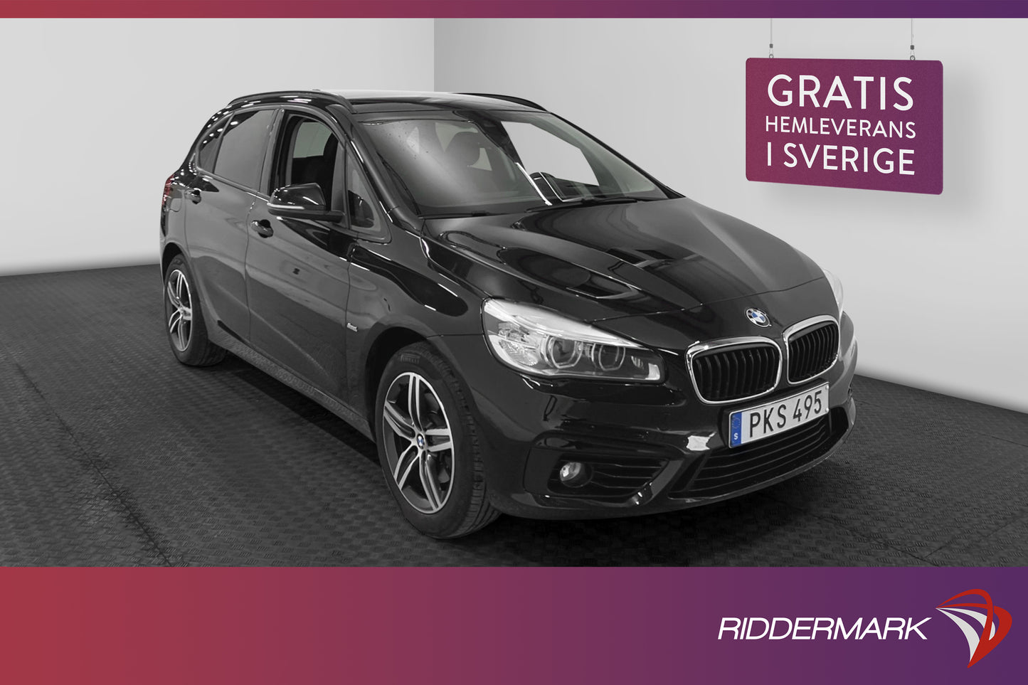 BMW 220d xDrive Active Tourer HUD B-kamera Navi Drag Keyless