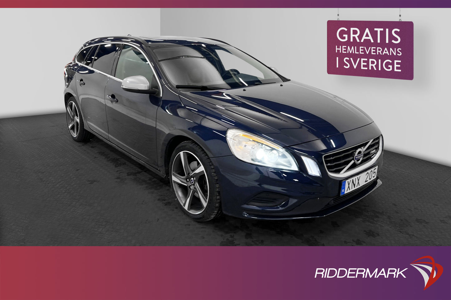 Volvo V60 D4 163hk R-Design VOC Taklucka Värm Navi Sensorer