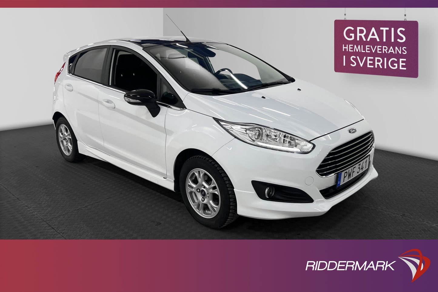 Ford Fiesta 1.0 EcoBoost 100hk Nyservad Låg skatt 0,37L/mil