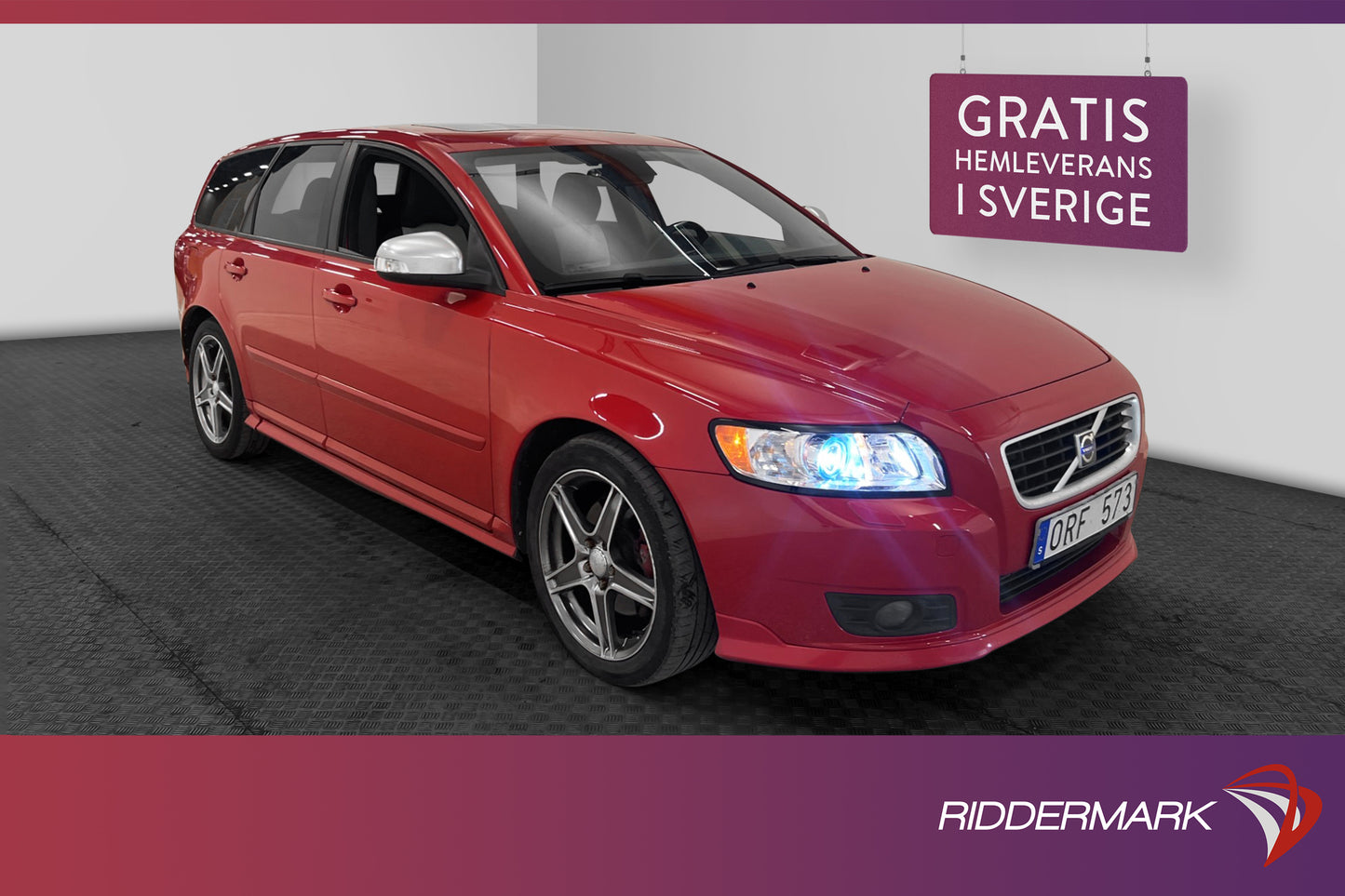 Volvo V50 2.0 D 136hk R-Design Motorvärmare Taklucka Skinn