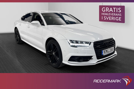 Audi A7 Sportback 3.0 TDI Q 218hk S-Line Luft Skinn HUD 360°