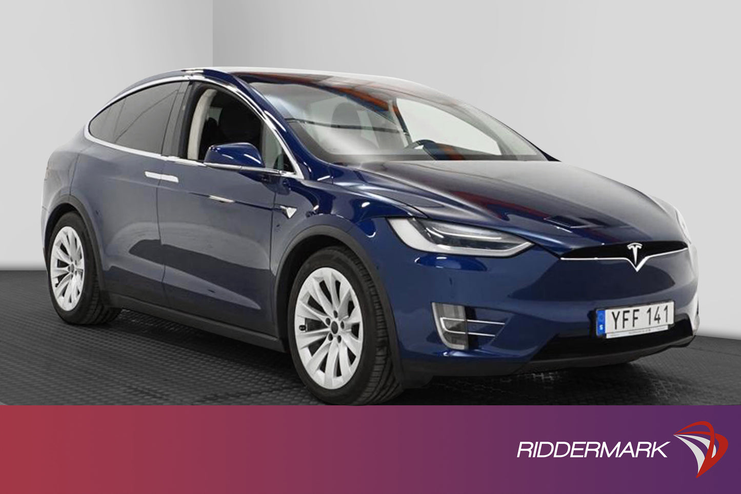 Tesla Model X 90D AWD Backkamera 6-Sits Navi FSD Drag Skinn