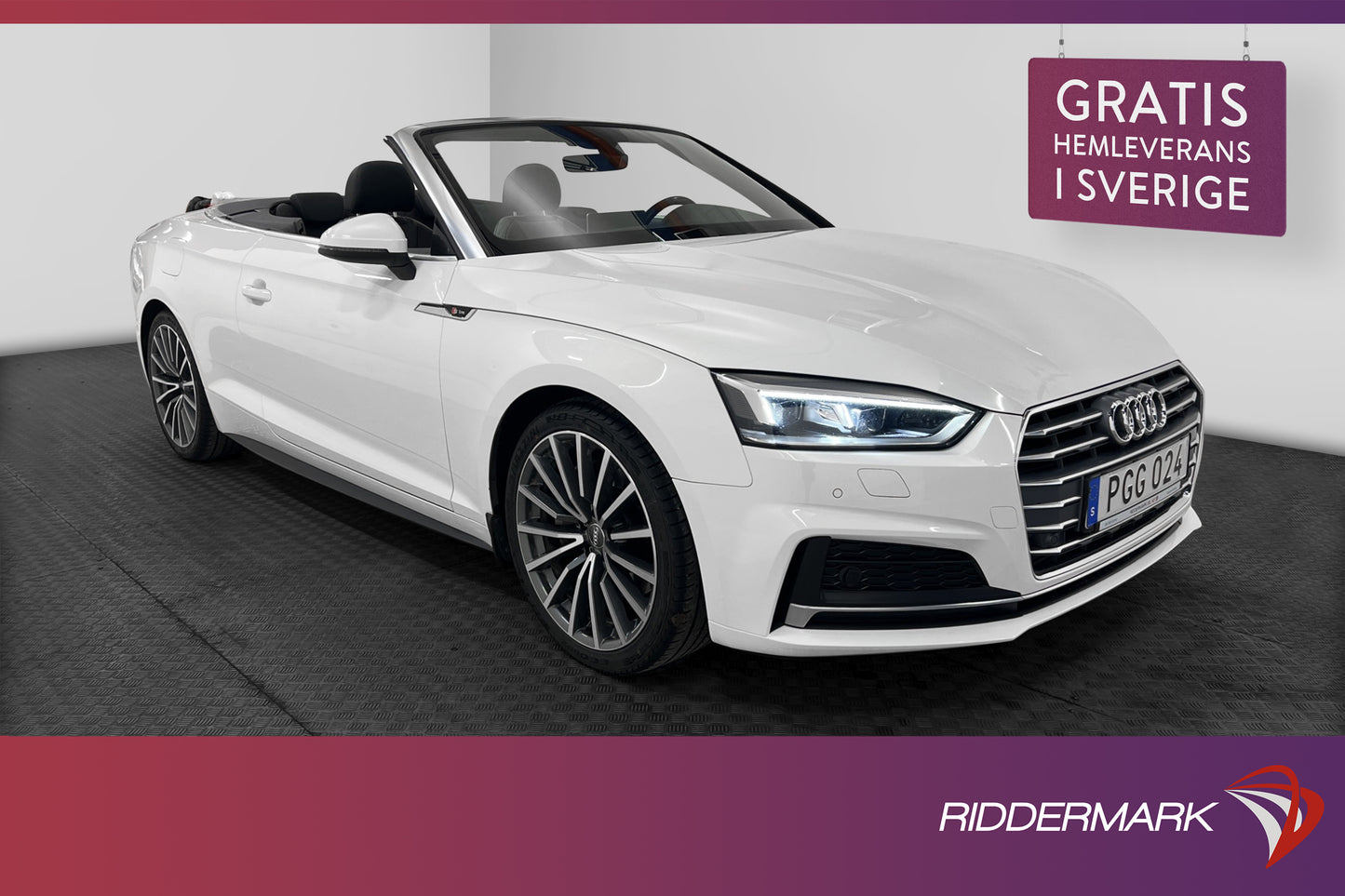 Audi A5 Cabriolet 2.0 TFSI Q S-line Värmare Cockpit B&O Drag