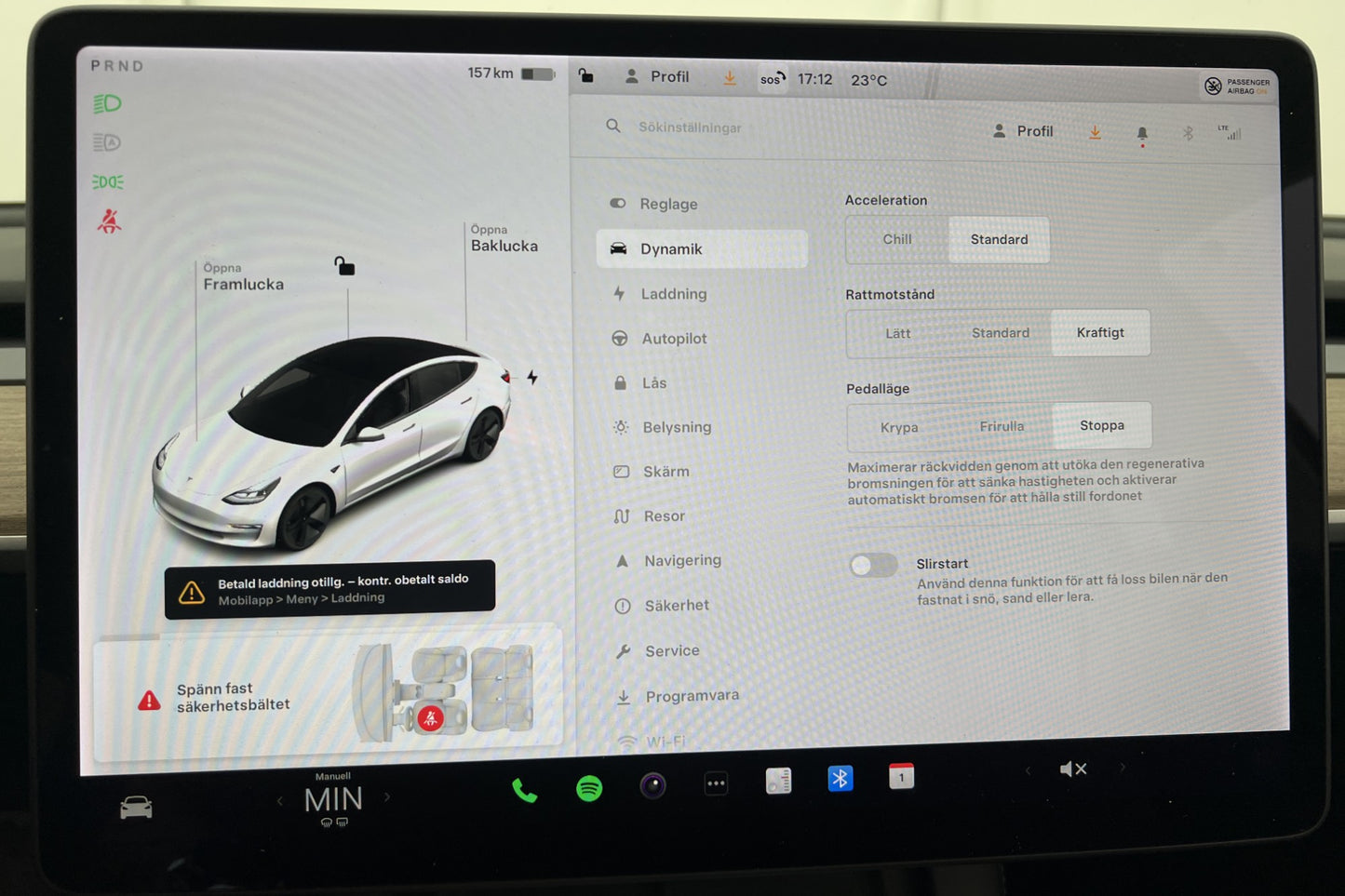 Tesla Model 3 Standard Range Plus En-brukare AP Sv.Såld MOMS