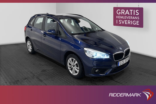 BMW 218d Active Tourer 150hk Advantage Kamera Drag Välservad