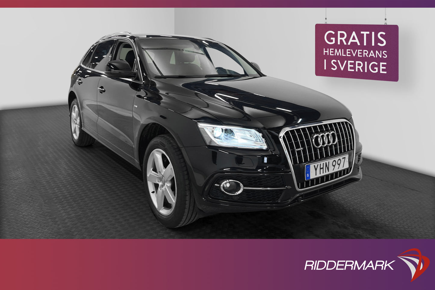 Audi Q5 2.0 TDI Quattro 190hk S-Line D-Värm Drag Nyservad