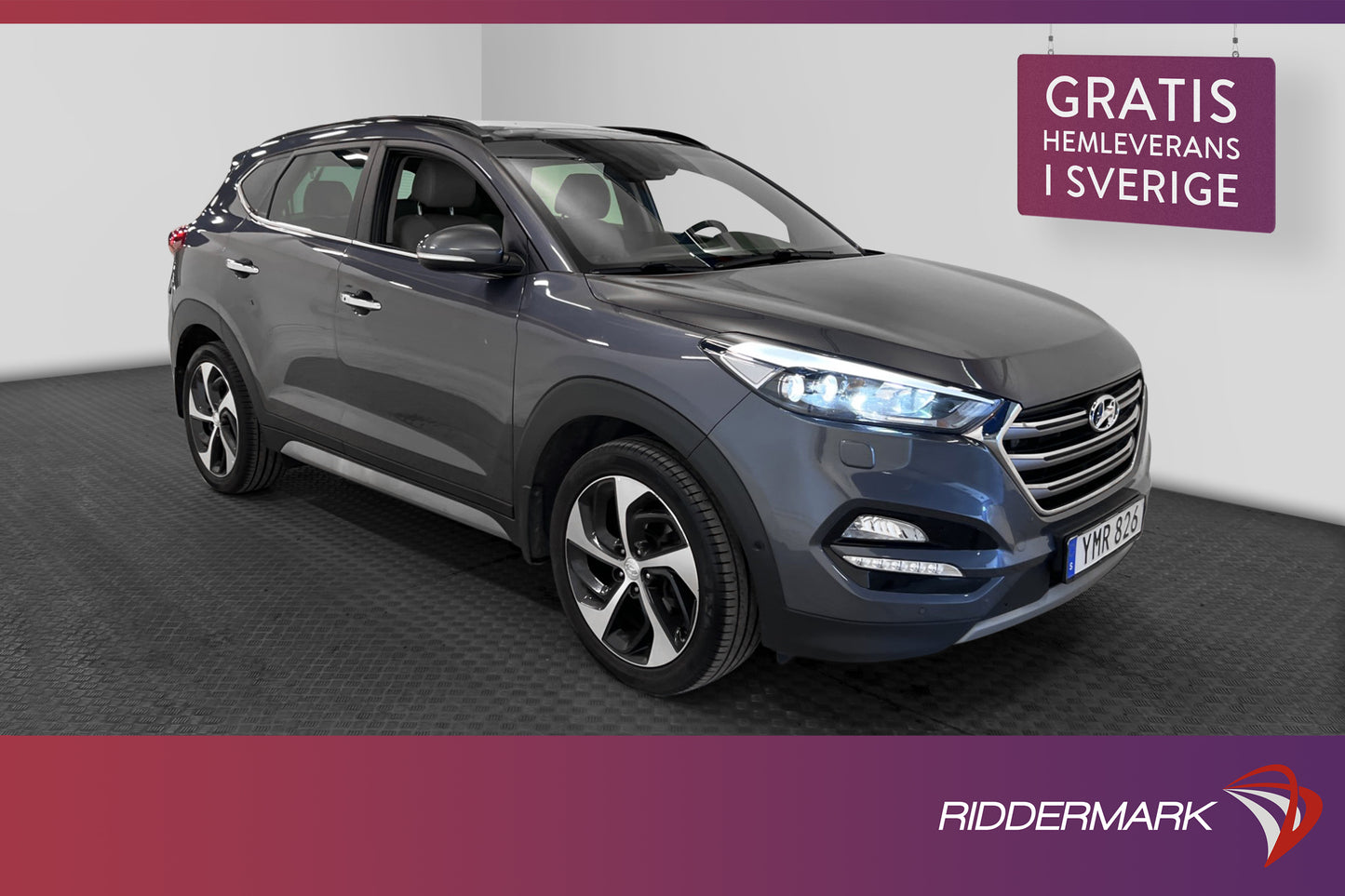 Hyundai Tucson 1.6 T-GDI 4WD Kamera M-Värm Pano Navi