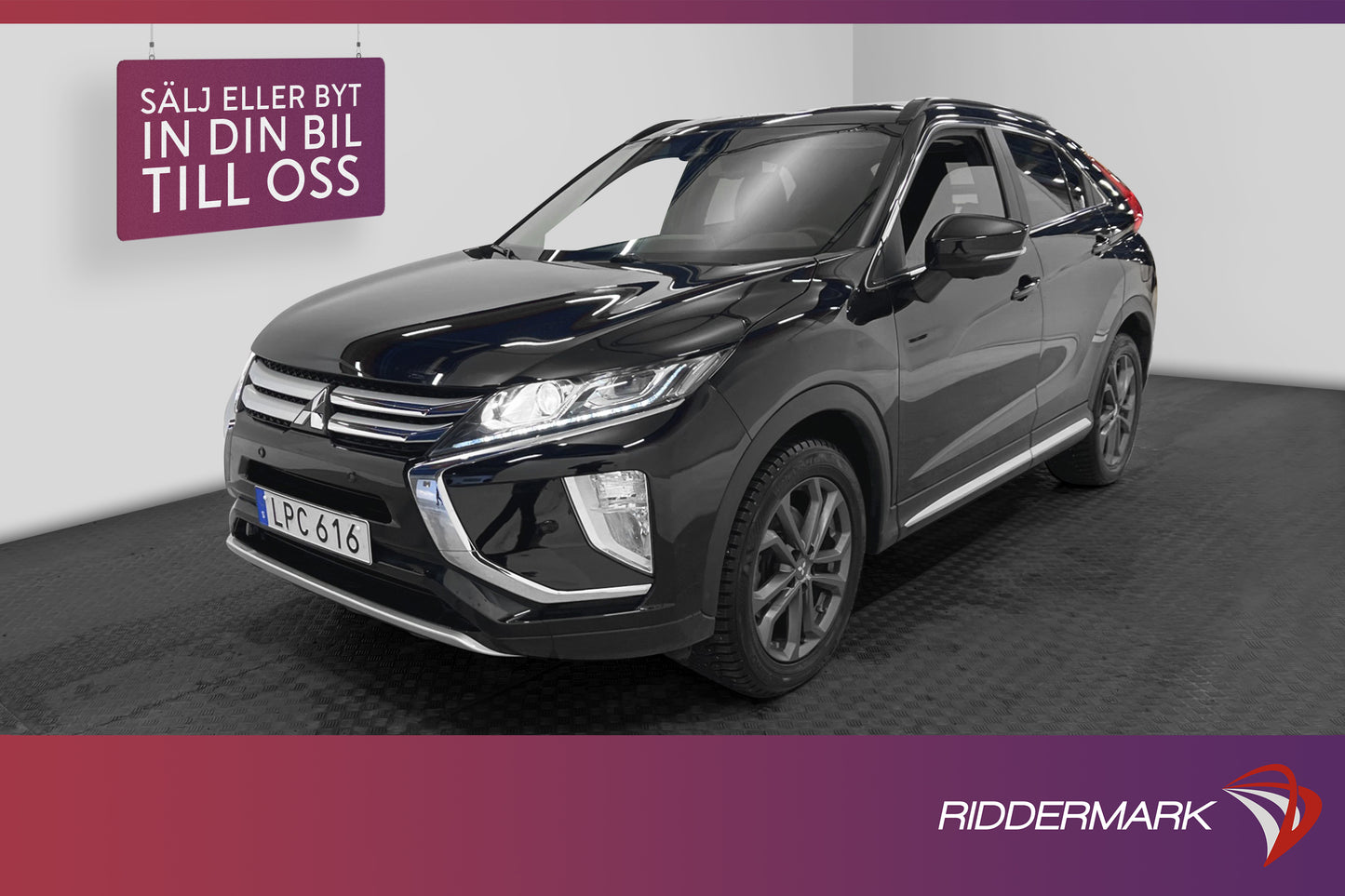 Mitsubishi Eclipse Cross 1.5 163hk 360° Värmare CarPlay Drag