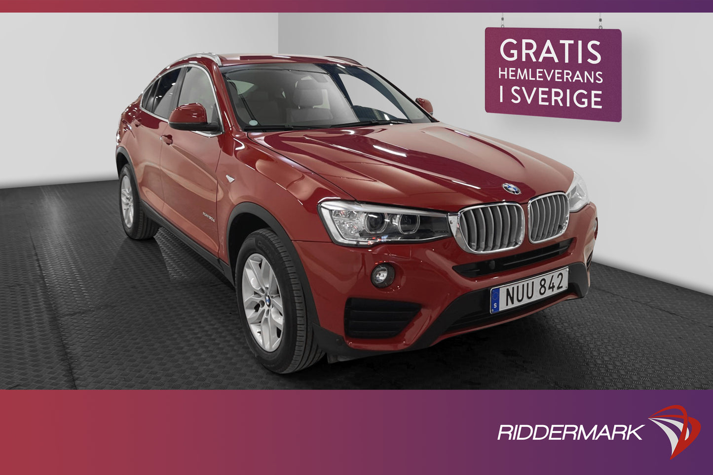 BMW X4 xDrive30d 258hk M-värm Navigation Skinn Drag