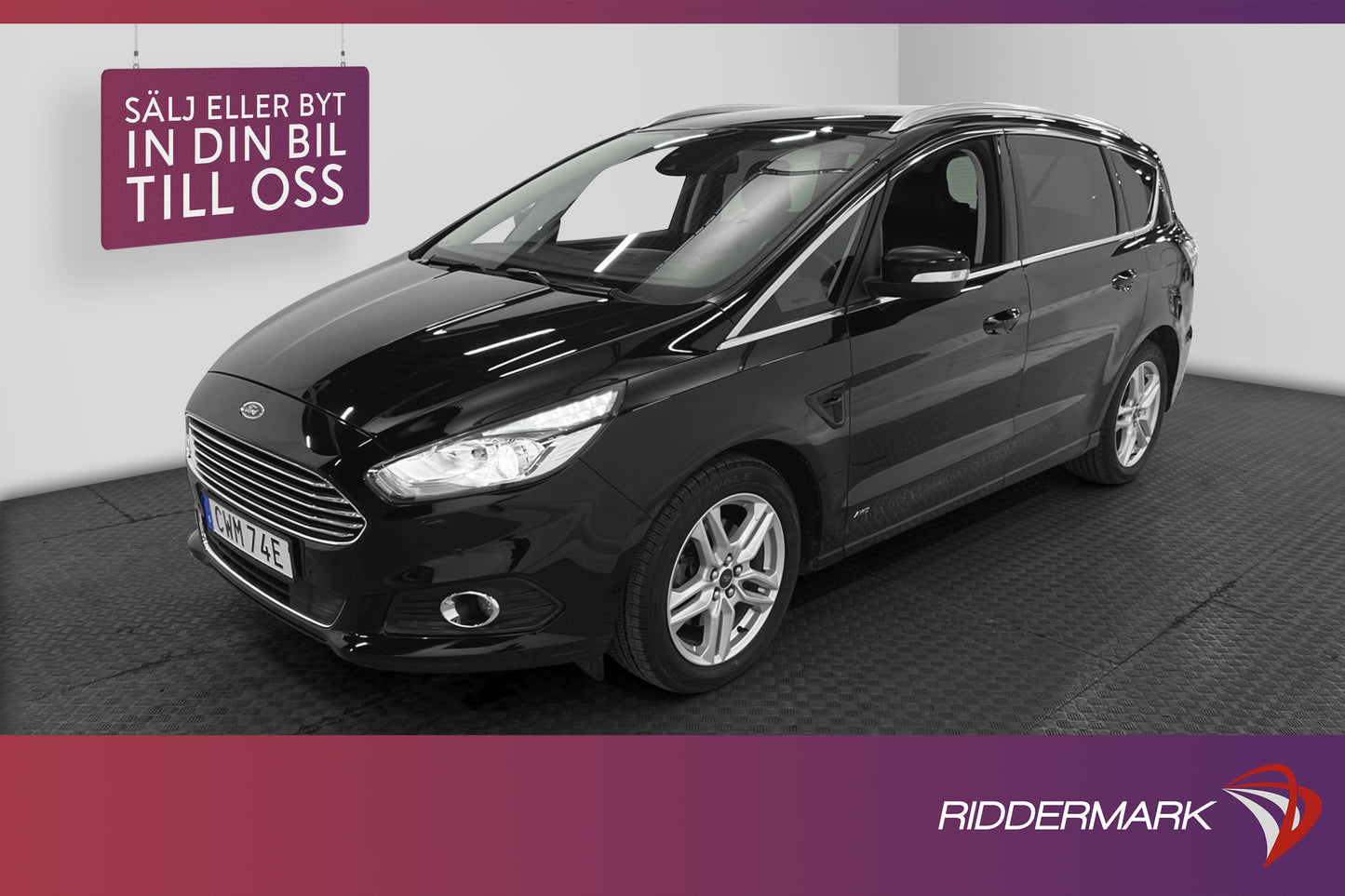 Ford S-Max 2.0 EcoBlue AWD 7-Sits D-Värmare Skinn B-Kam