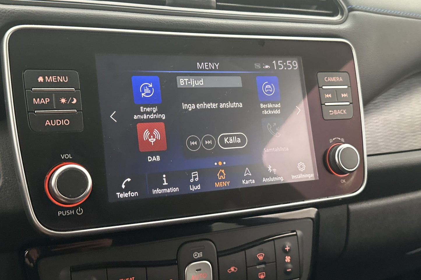 Nissan Leaf 40 kWh 150hk N-Connecta Värmare 360° Navi