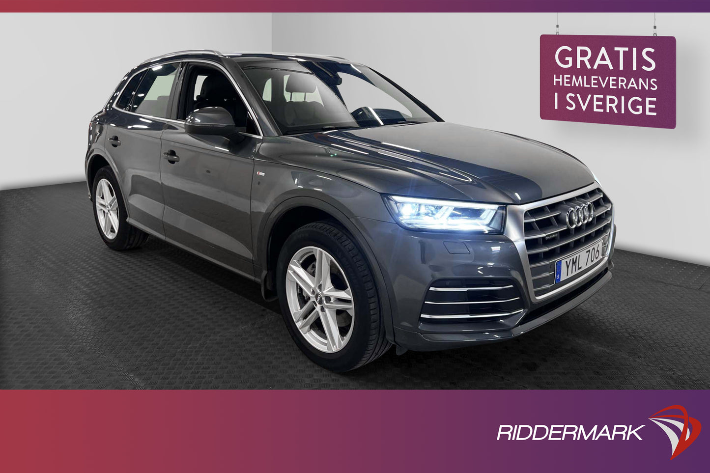 Audi Q5 2.0 TDI 190hk S-Line Dragkrok Matrix-LED PDC