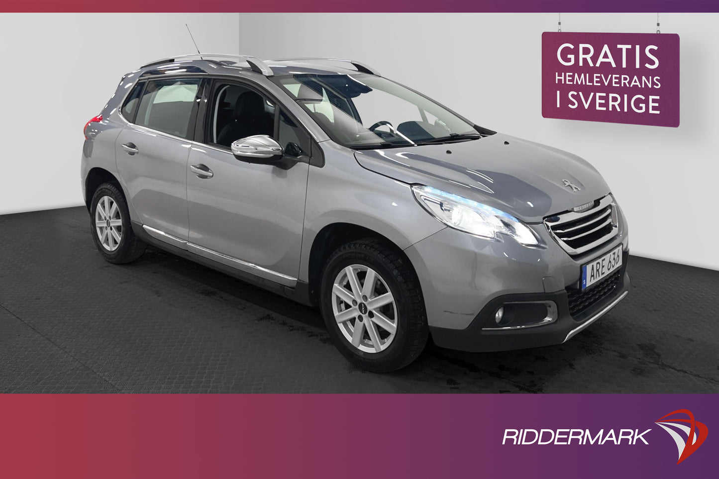 Peugeot 2008 1.2 VTi 82hk Allure Sensorer Välservad 0,4L/Mil