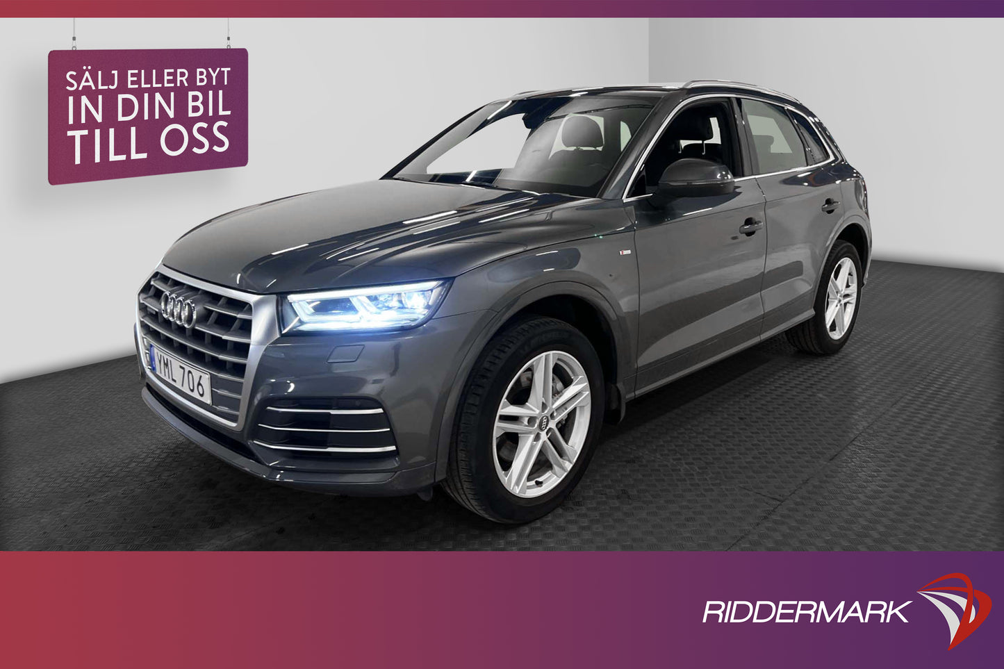 Audi Q5 2.0 TDI 190hk S-Line Dragkrok Matrix-LED PDC