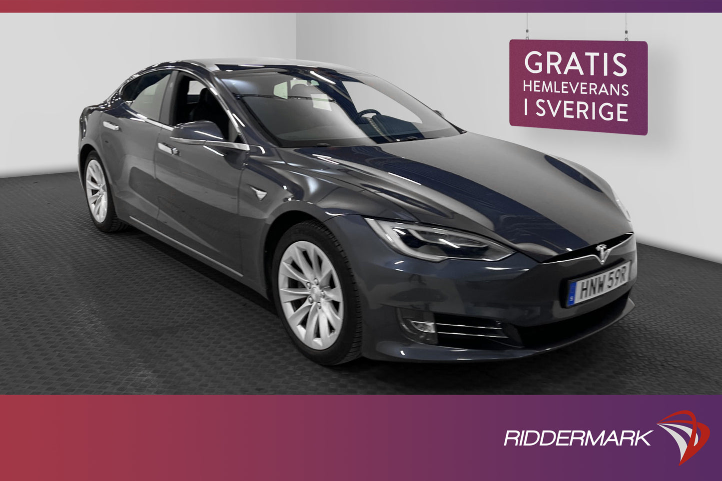 Tesla Model S 75D AWD 333hk Svensksåld Backkamera Rattvärme