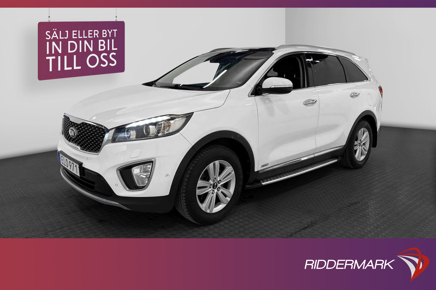 Kia Sorento 2.2 CRDi AWD 200hk 7 Sits Pano Navi Skinn B-Kam