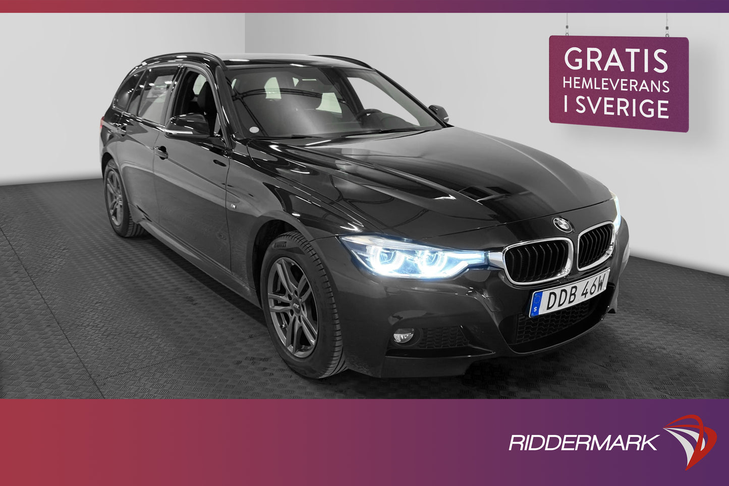 BMW 320d xDrive Touring M Sport HiFi Skinn Drag 190hk