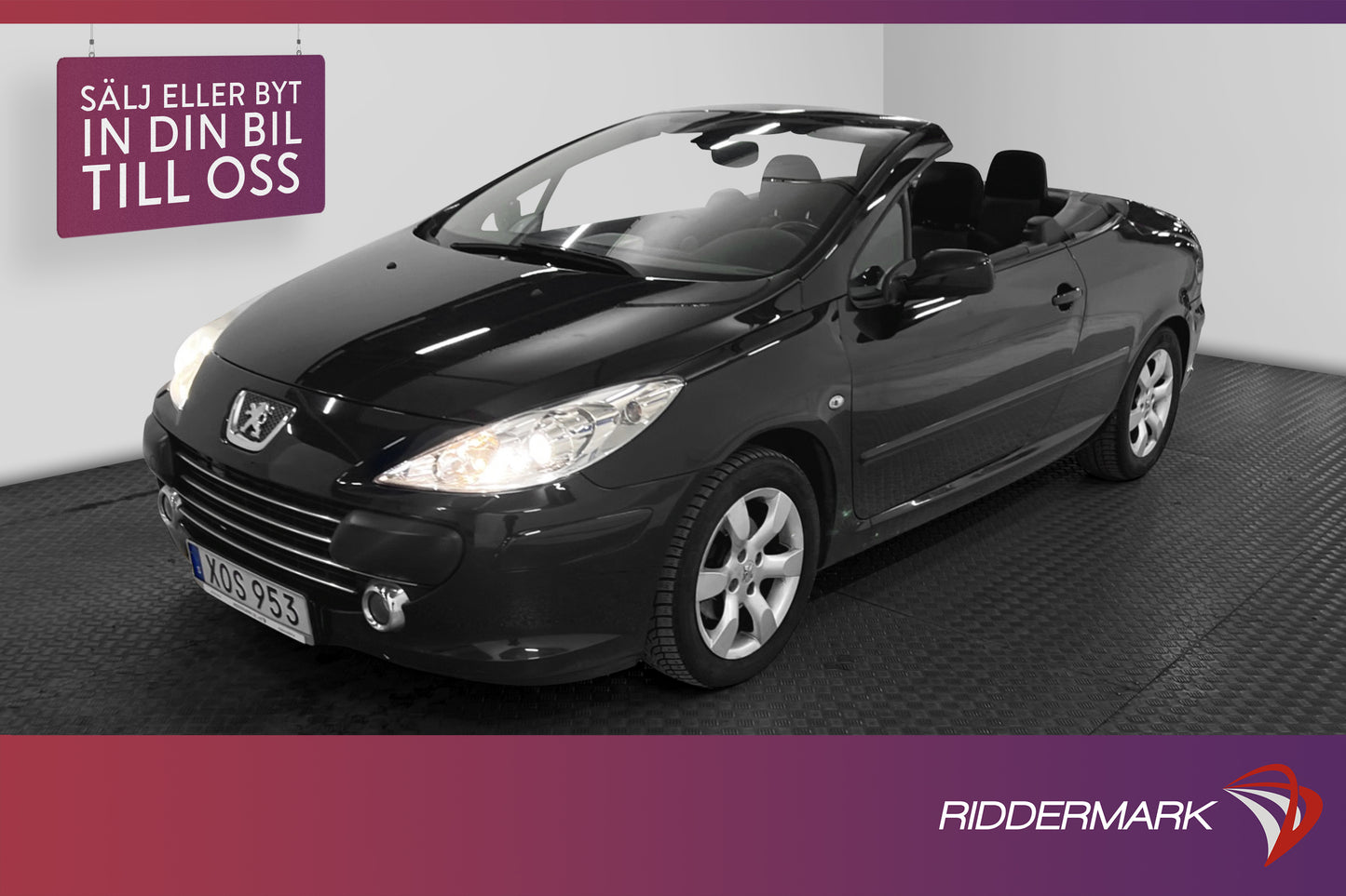 Peugeot 307 CC Cabriolet 2.0 140hk P-sensorer Välservad