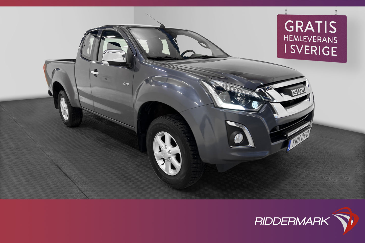 Isuzu D-Max SpaceCab  1.9 4WD M/K-Värmare Dragkrok Moms