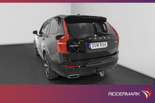 Volvo XC90 D5 235hk AWD R-Design Pano 7-Sits D-Värm VOC HUD