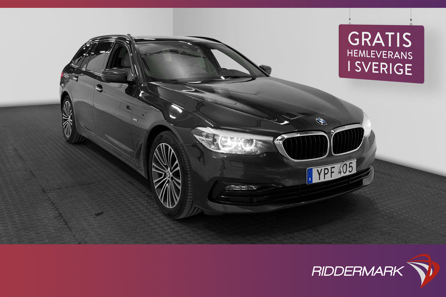 BMW 520d xDrive 190hk Sport line Skinn Navi B-Kamera Drag