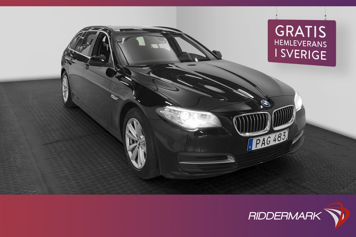 BMW 520 d Touring Steptronic 190hk P-sensor Euro 6 0,41l/mil