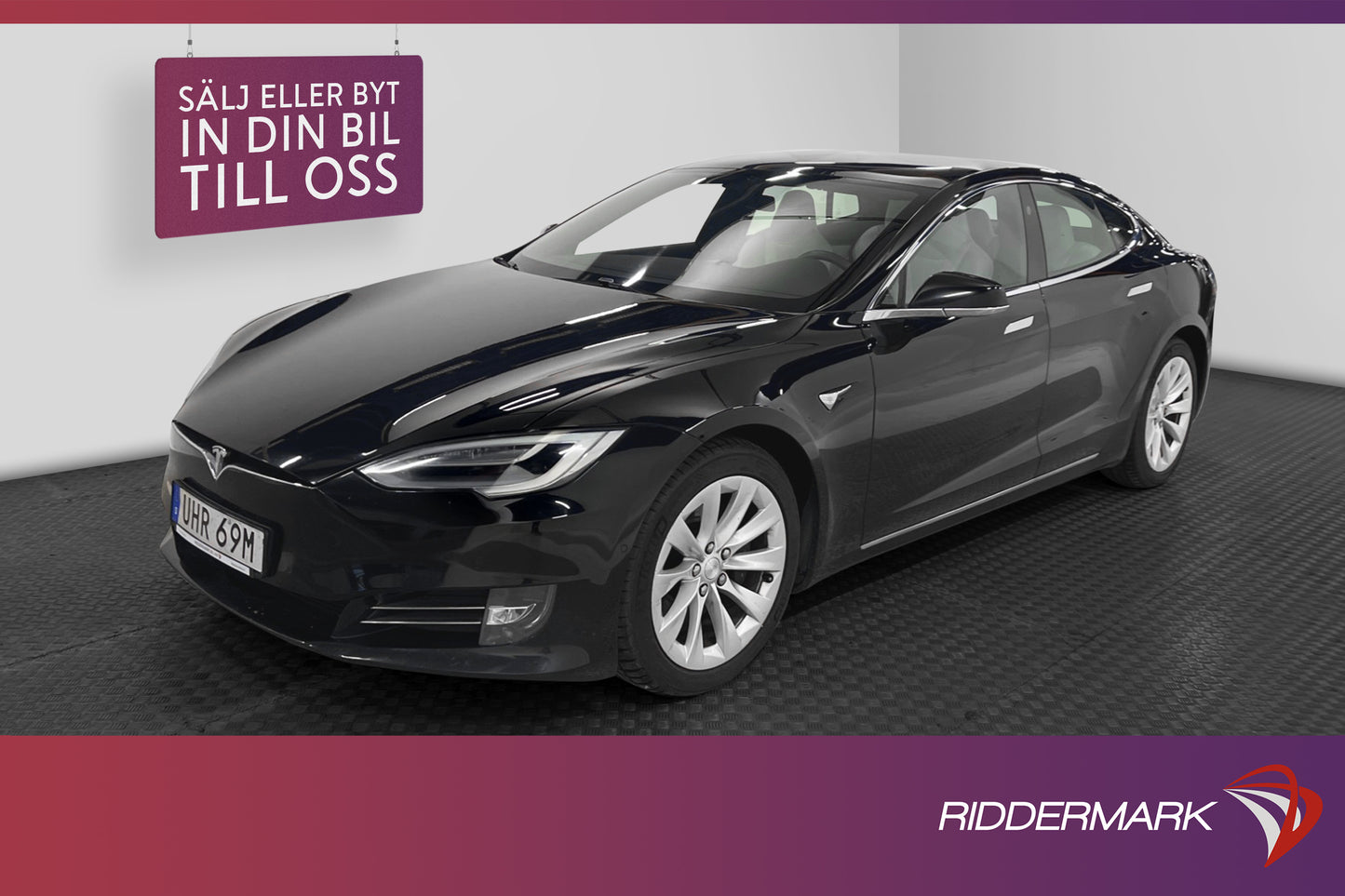 Tesla Model S Long Range AWD 423hk Ljus interiör MOMS AP