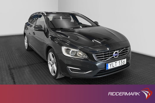 Volvo V60 D4 AWD 190hk Summum VOC Värmare Rattvärme P-sensor