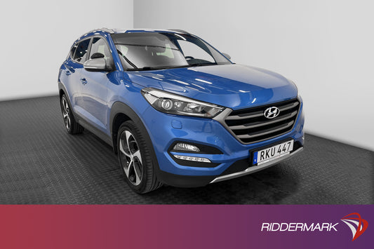 Hyundai Tucson 1.6 T-GDI 177hk Värmare Kamera Drag En-bruk