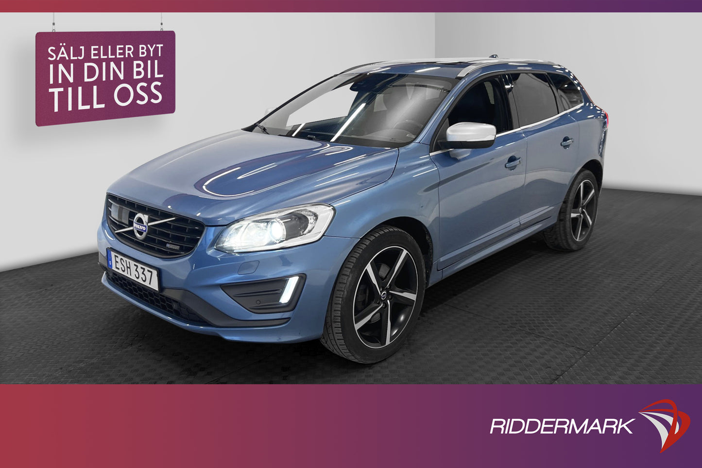 Volvo XC60 D4 AWD R-Design Panorama D-Värm Navi Dragkrok VOC