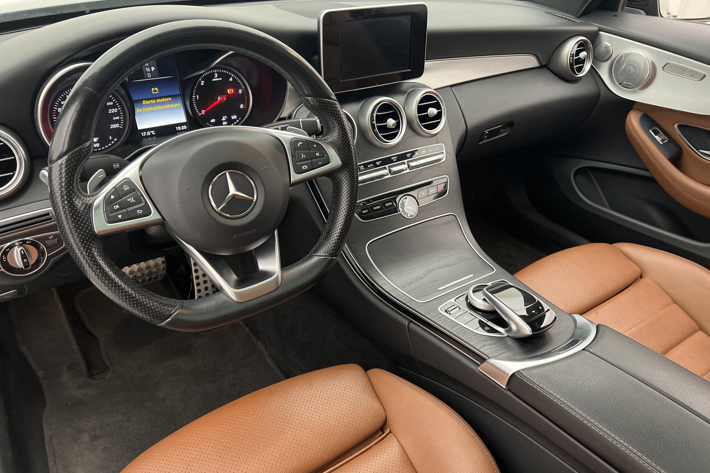 Mercedes-Benz C 220 Coupé 4M AMG Burmester Pano D-Värm Skinn