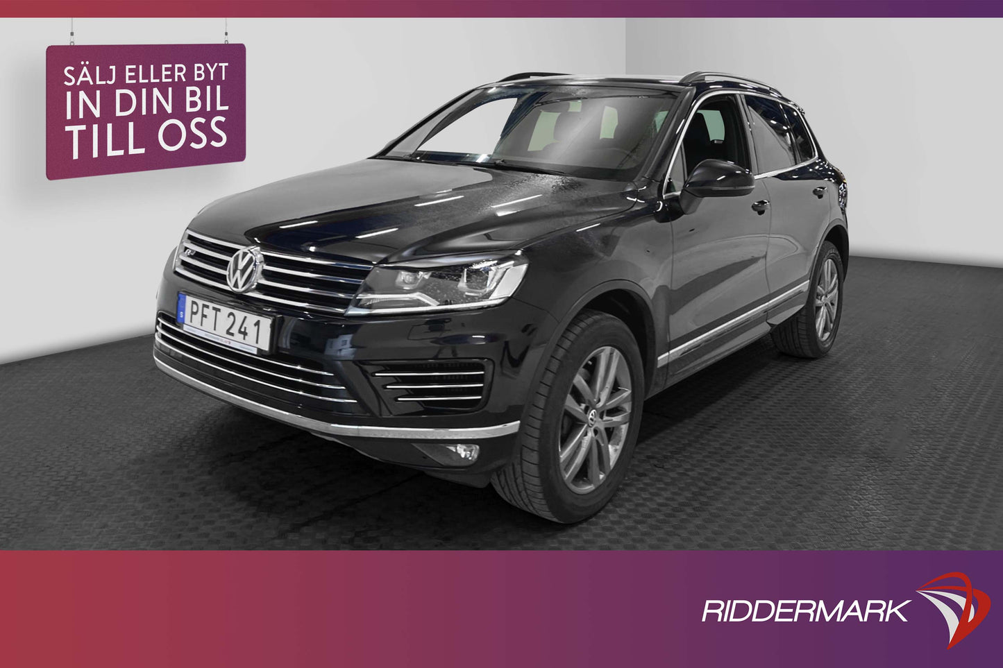 Volkswagen Touareg V6 4M R-Line Värmare Skinn Bkamera Drag