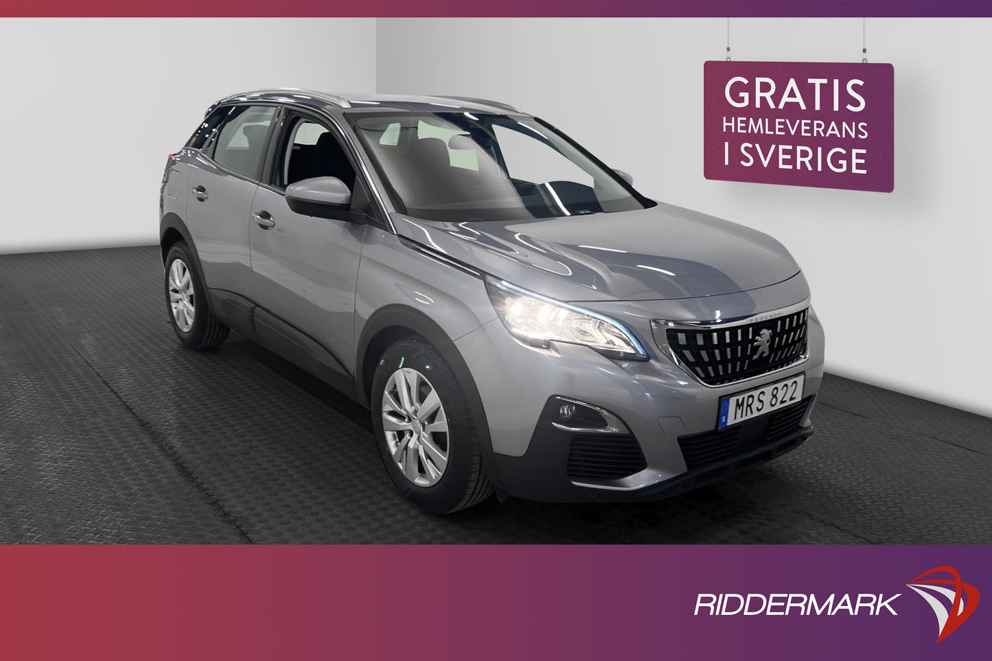 Peugeot 3008 1.2 PureTech 130hk P-Sensorer Farthållare 0.47L