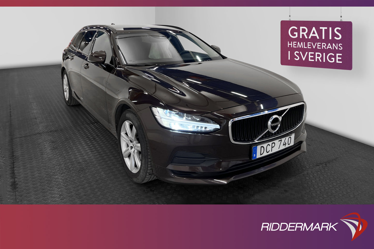 Volvo V90 D3 150hk AWD D-värm Dragkrok 0.59l/mil HEMLEVERANS