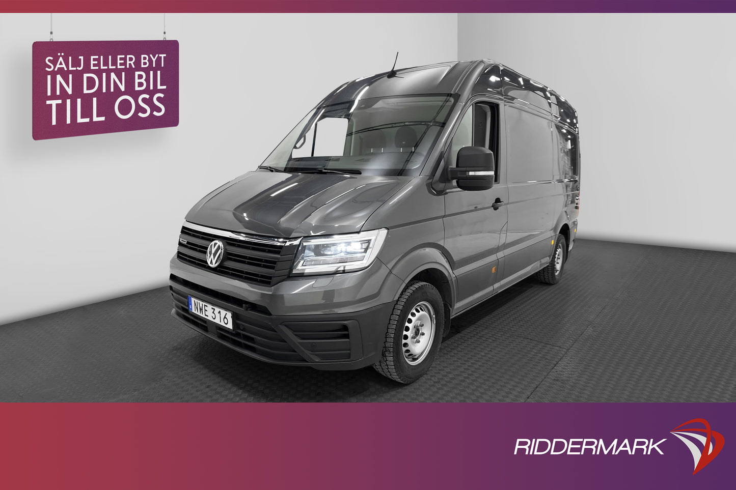 Volkswagen Crafter L2H2 2.0 177hk 4Motion D-Värm Drag MOMS