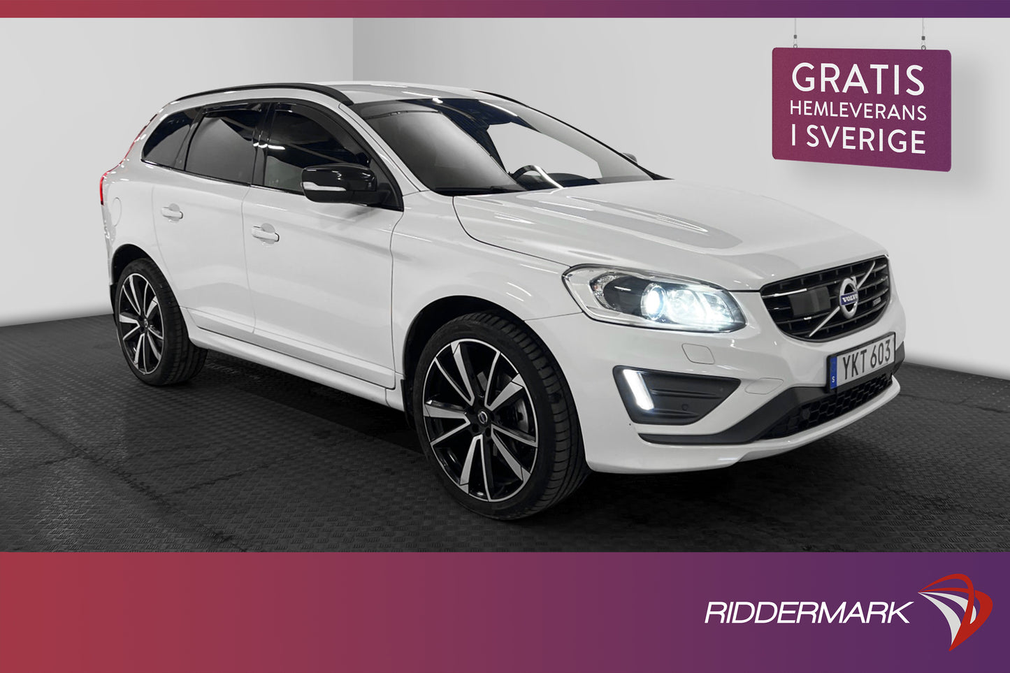 Volvo XC60 D4 AWD R-Design D-värm VOC Navi BLIS Drag