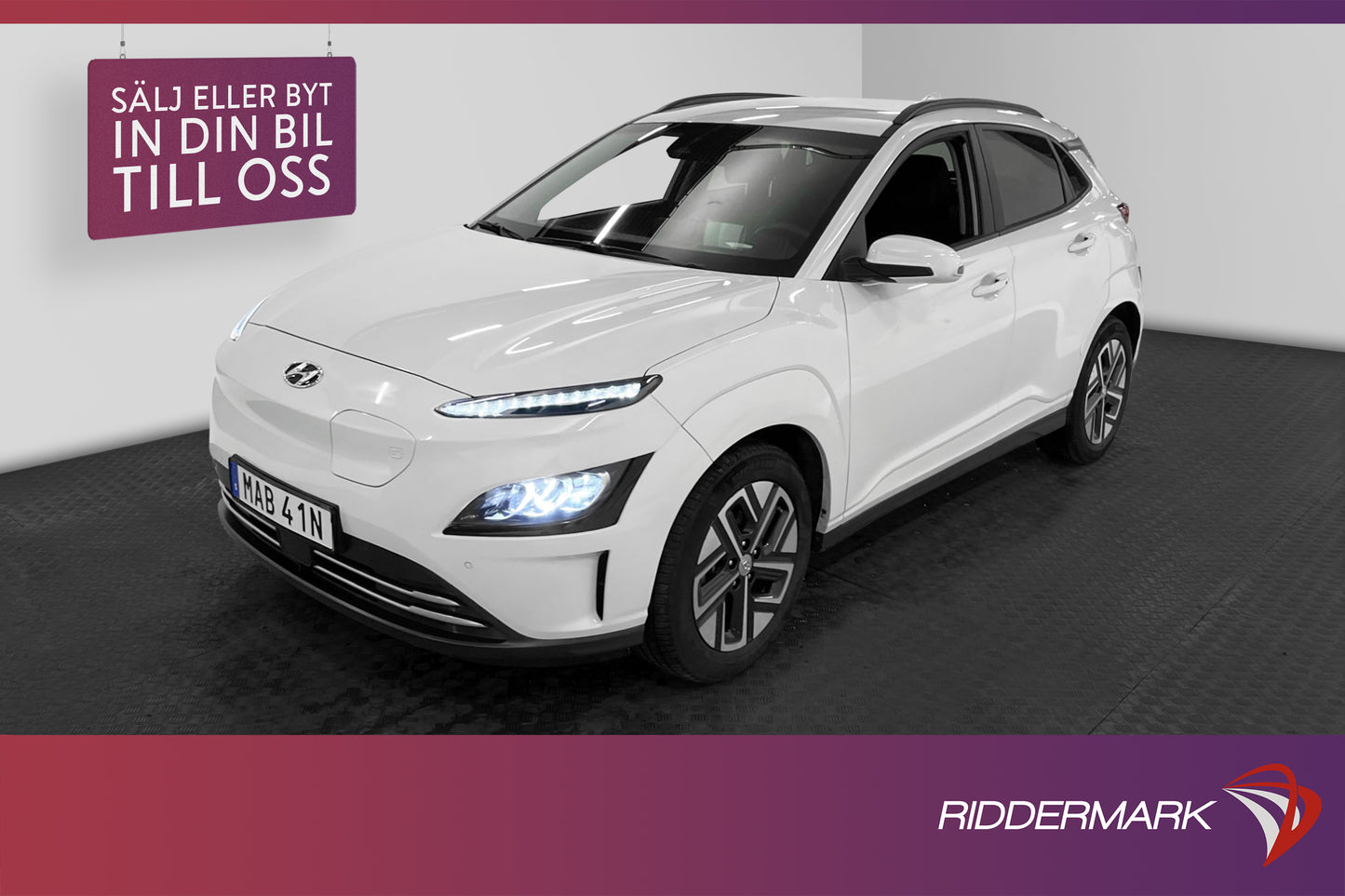 Hyundai Kona 64 kWh 204hk Advanced Backkamera Head up Skinn