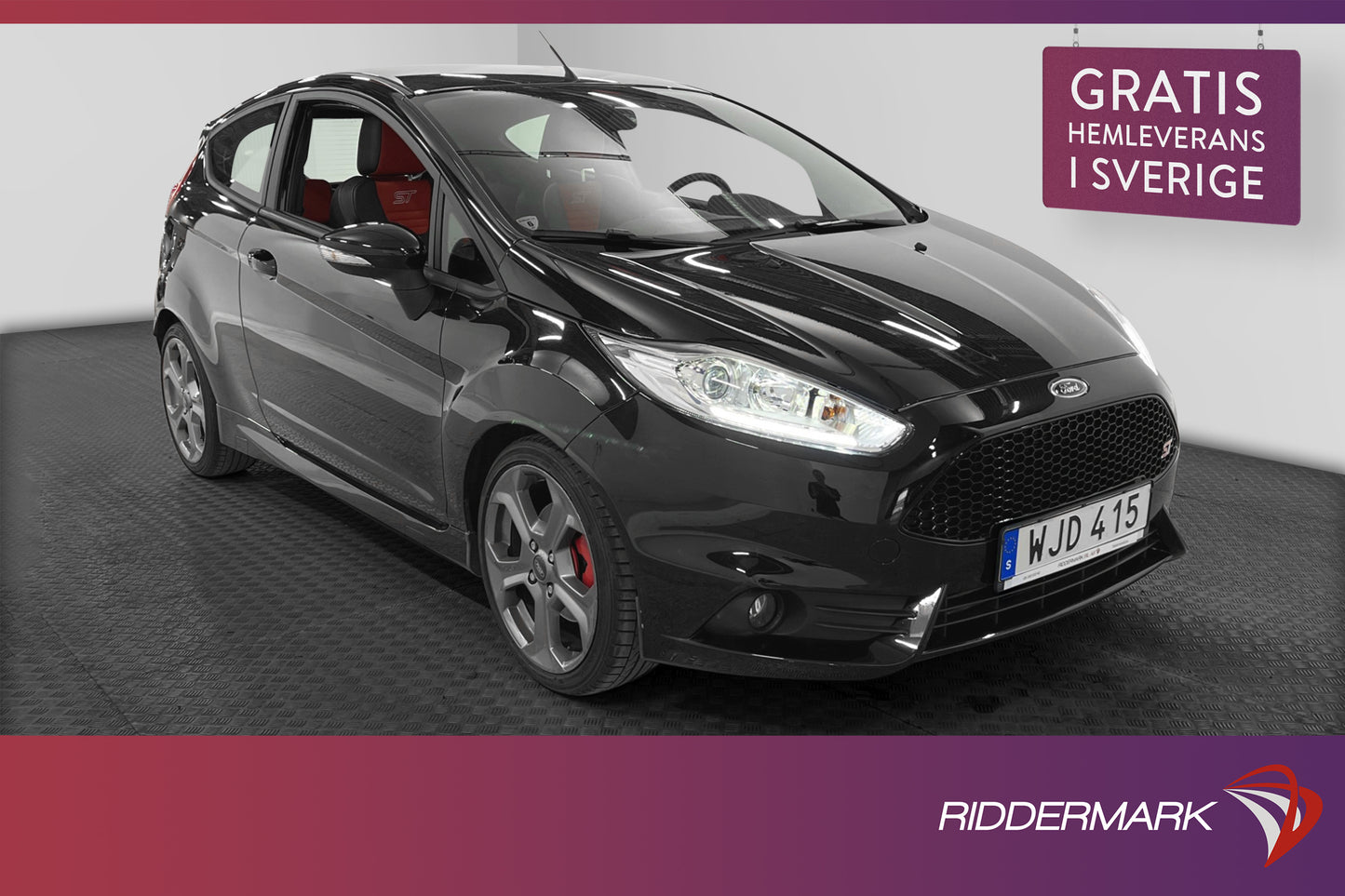 Ford Fiesta ST-2 182hk Recaro Sportvinge Välservad 0,59l/mil