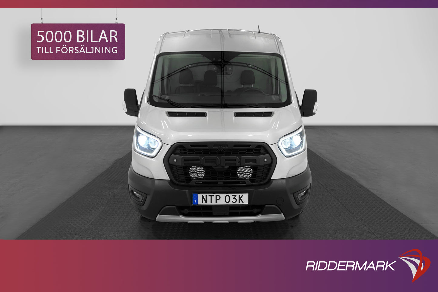 Ford Transit 350 L3H2 AWD  D-Värm Drag 2xDörrar Moms 1-Ägare