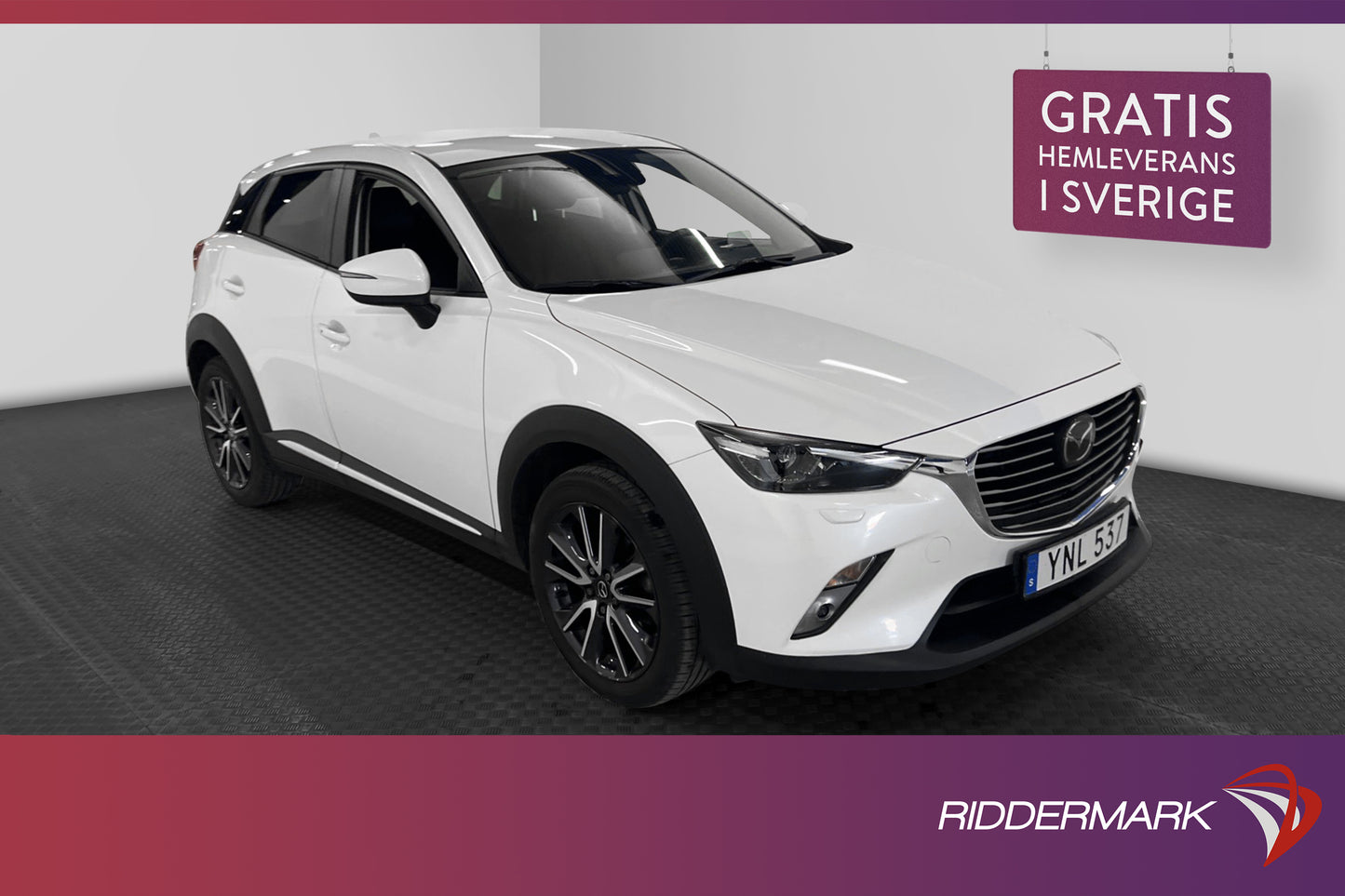 Mazda CX-3 2.0 SKYACTIV-G 120hk Navi B-kamera Drag HUD