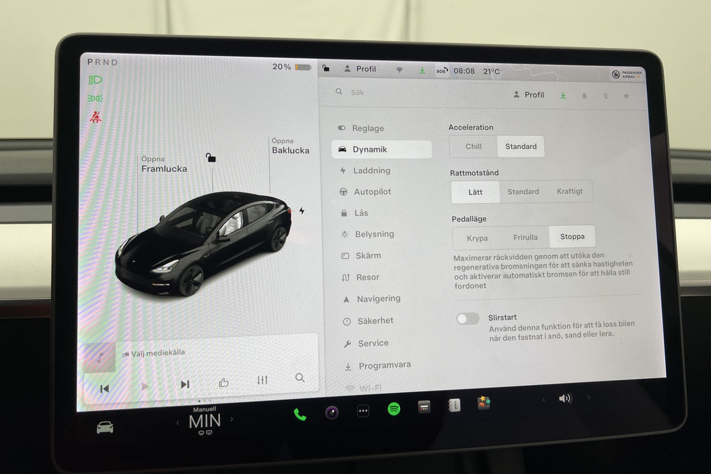 Tesla Model 3 Long Range AWD 440hk En-Bruk Autopilot Sv-Såld