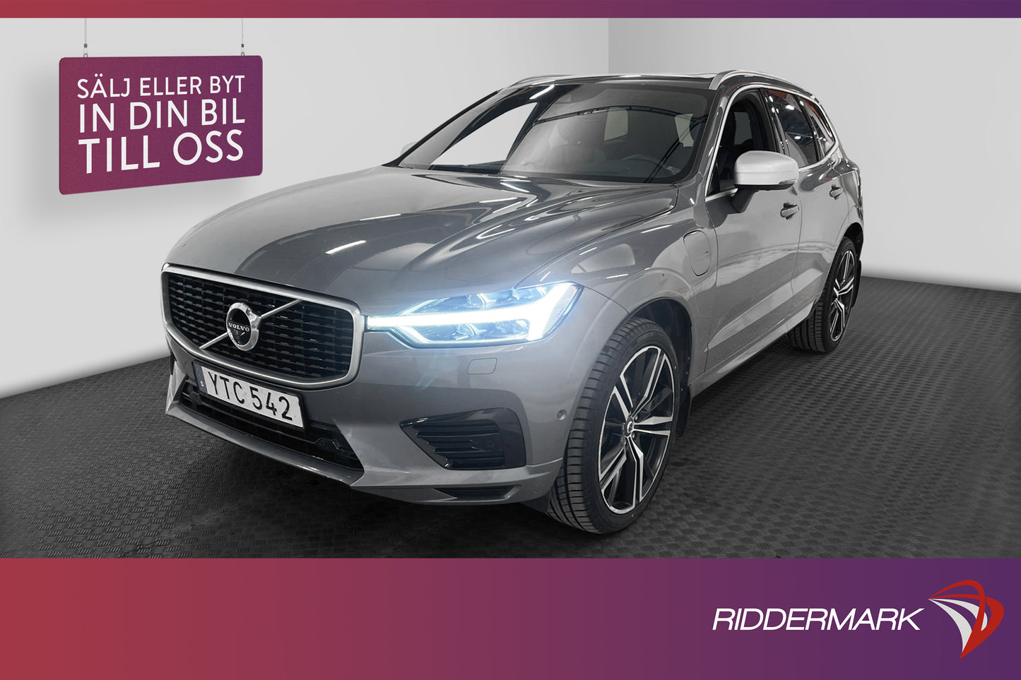 Volvo XC60 T8 TwEn AWD 408hk R-Design Pano B&W Luftfjädring