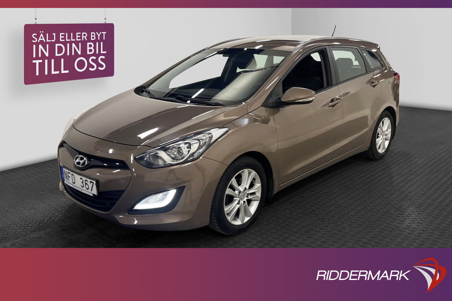 Hyundai i30 Kombi 1.6 CRDi 110hk M/K-Värmare Dragkrok