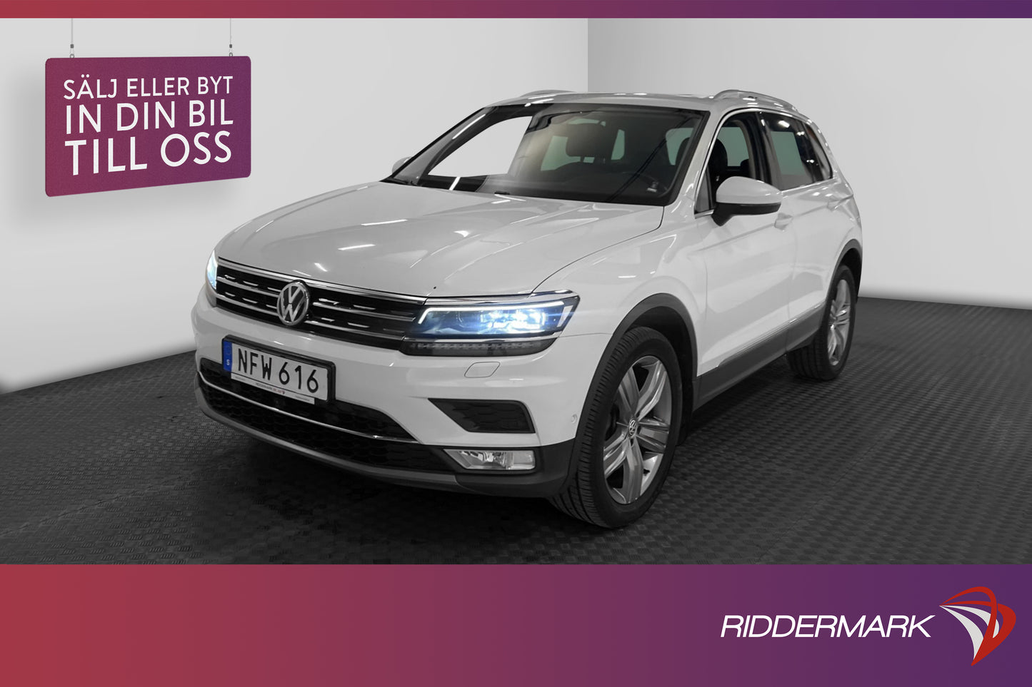 Volkswagen Tiguan 2.0 TDI 4M GT DVärm Cockpit Pano HUD Skinn