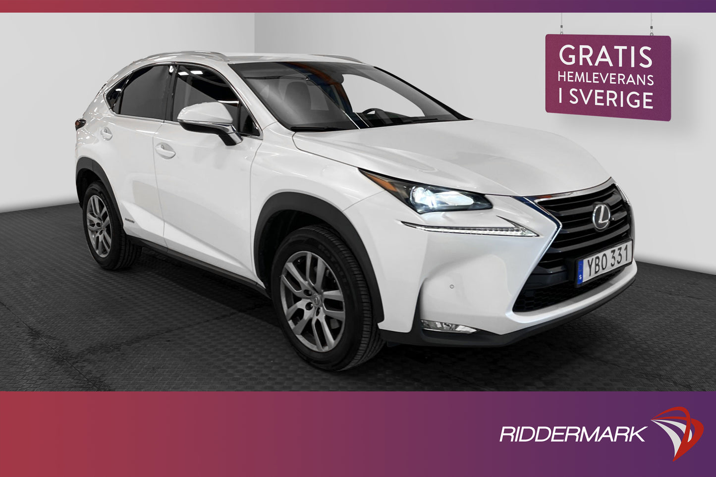 Lexus NX 300h 2.5 AWD 197hk Comfort Kamera Skinn Välservad