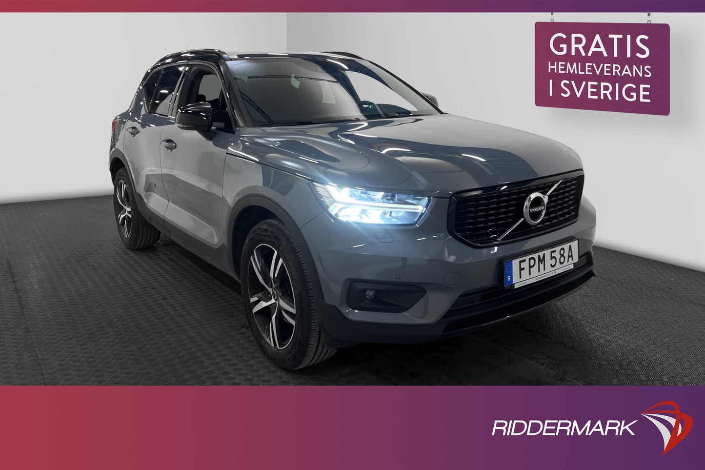 Volvo XC40 T3 163hk R-Design VOC Värmare Kamera BLIS Carplay