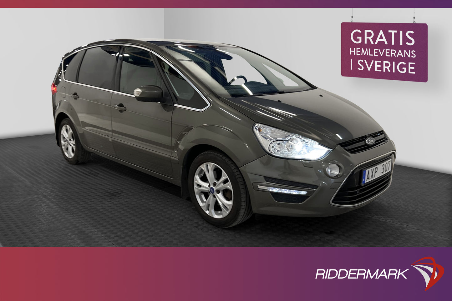 Ford S-Max 2.0 TDCi  7-Sits D-värme Pano Keyless Skinn Drag