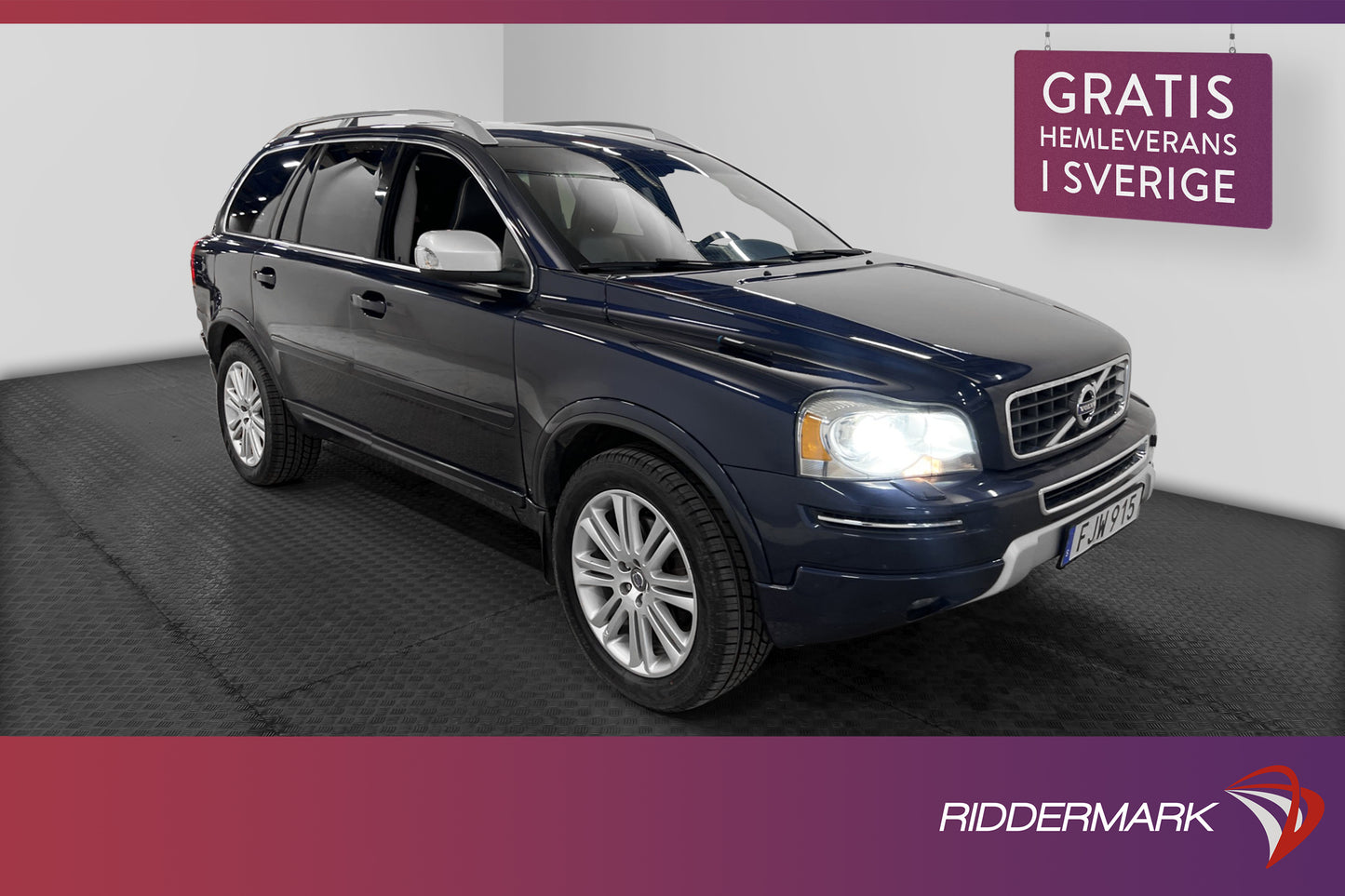 Volvo XC90 D5 AWD 200hk Summum 7-sits Värmare Drag Välservad