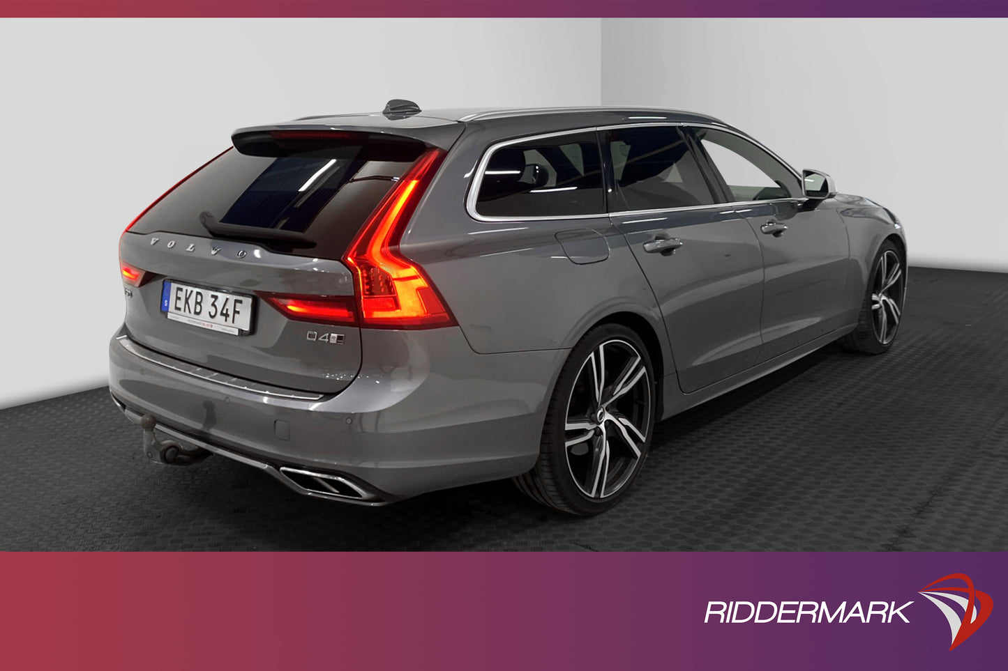 Volvo V90 D4 AWD 190hk R-Design VOC D-värm B-kamera Drag